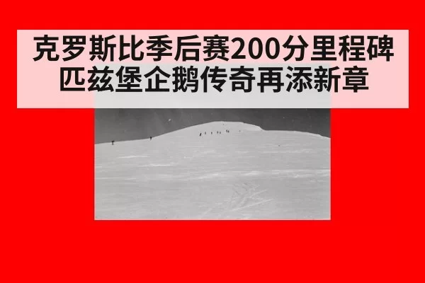 克罗斯比季后赛200分里程碑 匹兹堡企鹅传奇再添新章